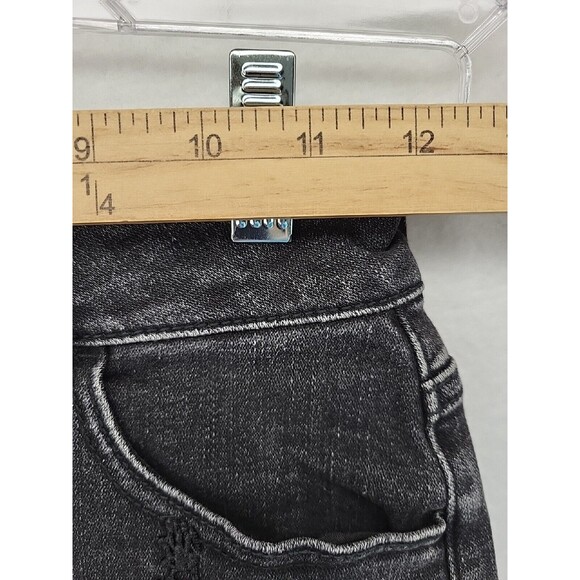 American Eagle Outfitters Womens Shorts Black 0 Denim Hi Rise Shortie Cut Offs - Picture 6 of 11